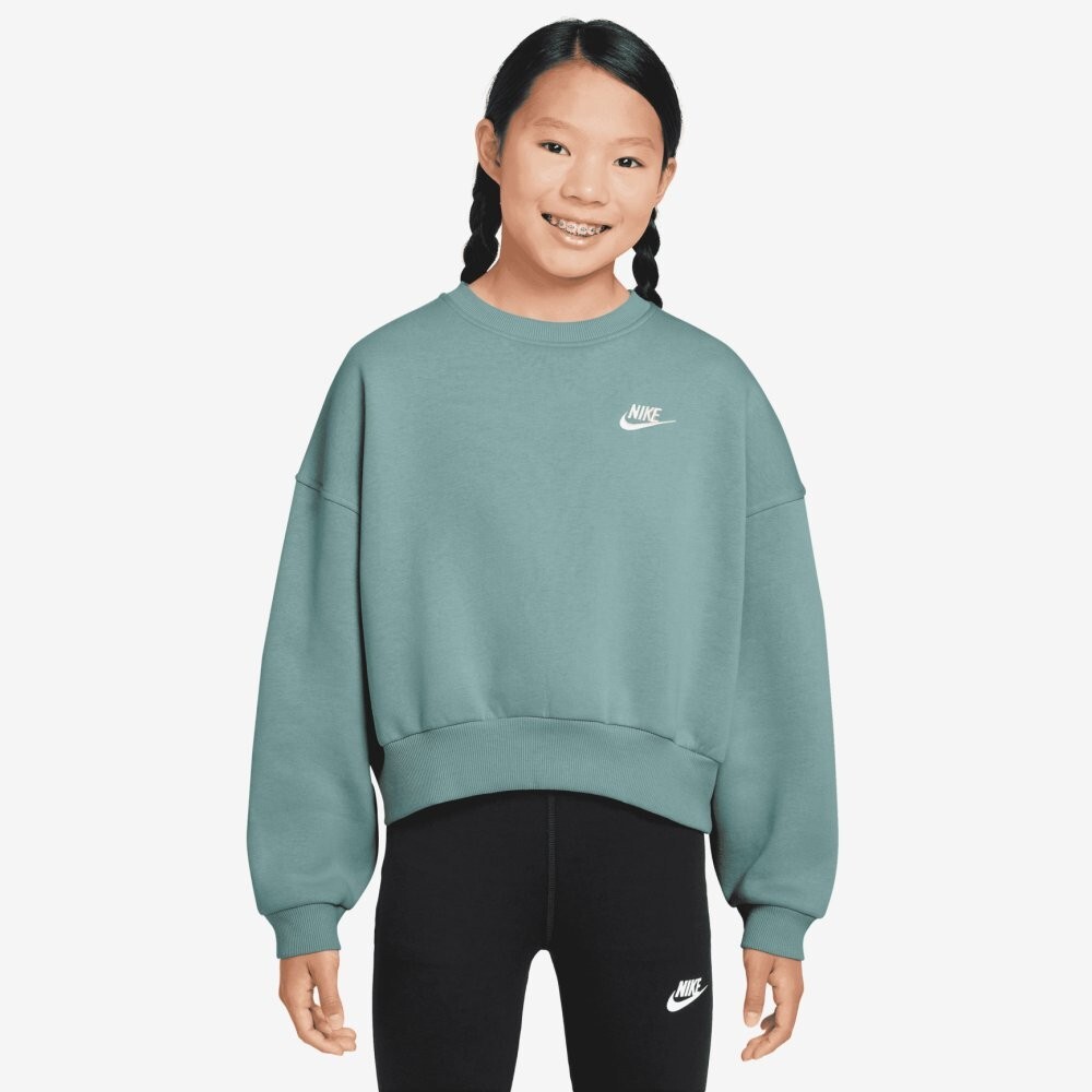 Nike Sportswear Girls Club Fleece Boxy Crew XL