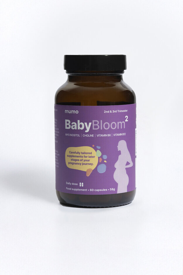 MUMO Doplněk výživy pro těhotné BabyBloom 2, 60 kapslí