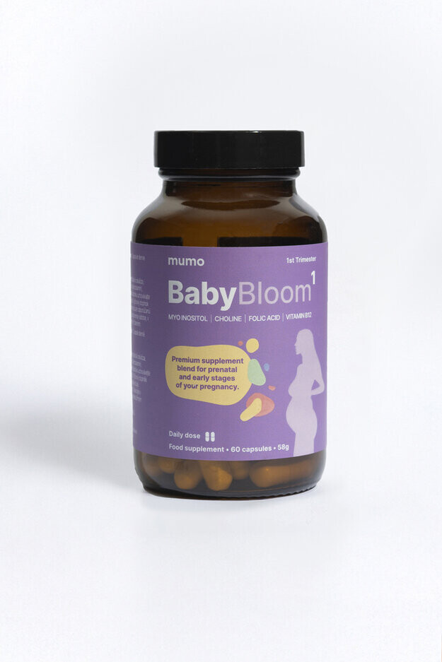 MUMO Doplněk výživy pro těhotné BabyBloom 1, 60 kapslí