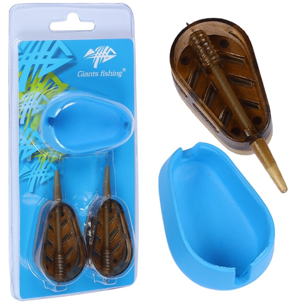 Giants fishing Sada krmítek s formičkou 2+1 Method Feeder Twist - 20+30g