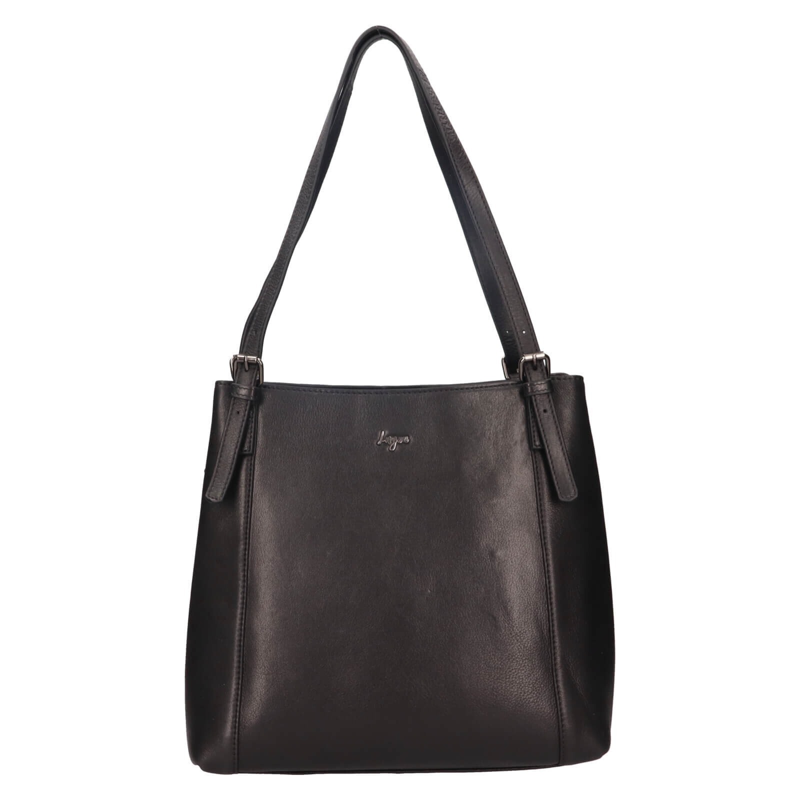 Dámská kožená kabelka Lagen Mirele - černá