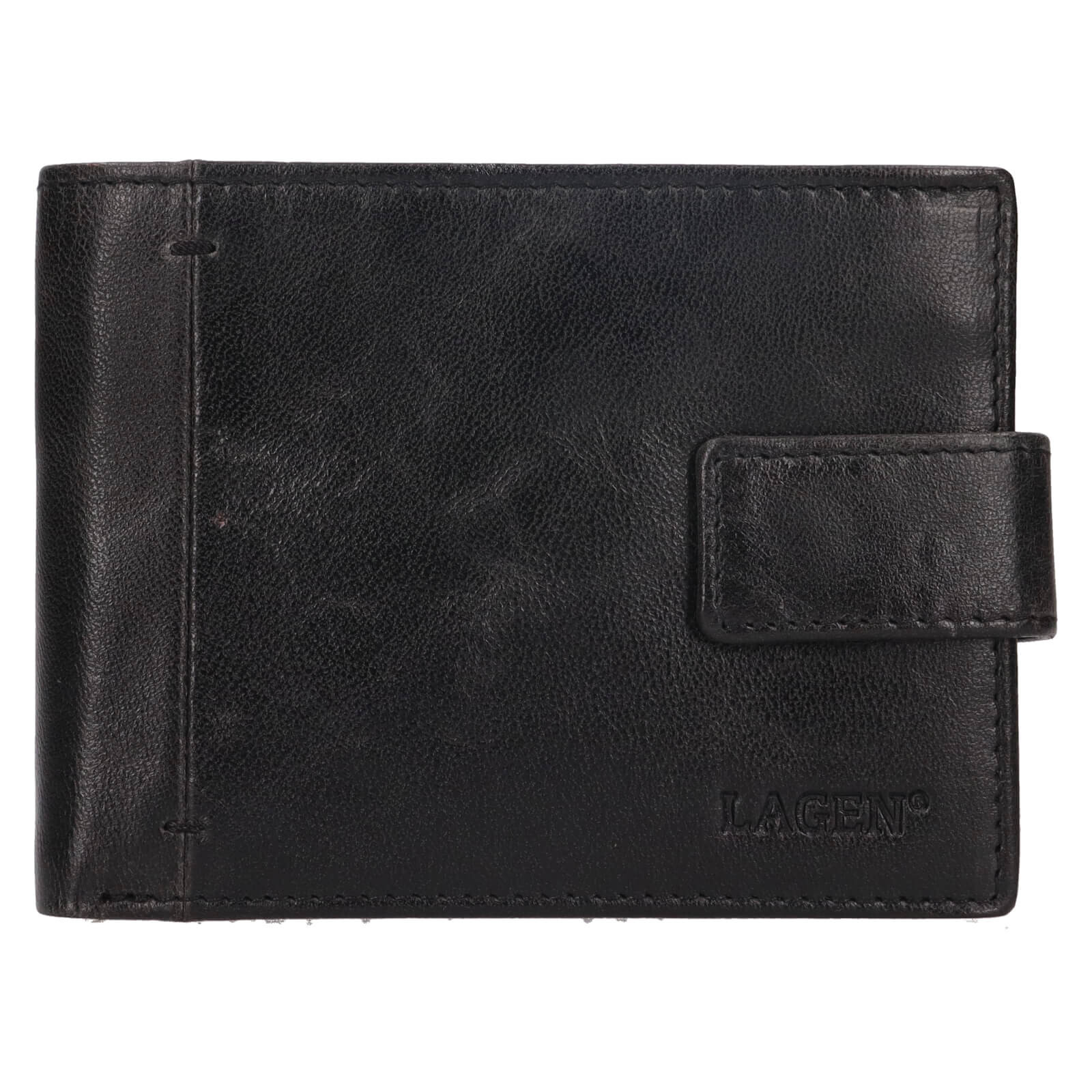 Pánská kožená peněženka Lagen Bojan - černá