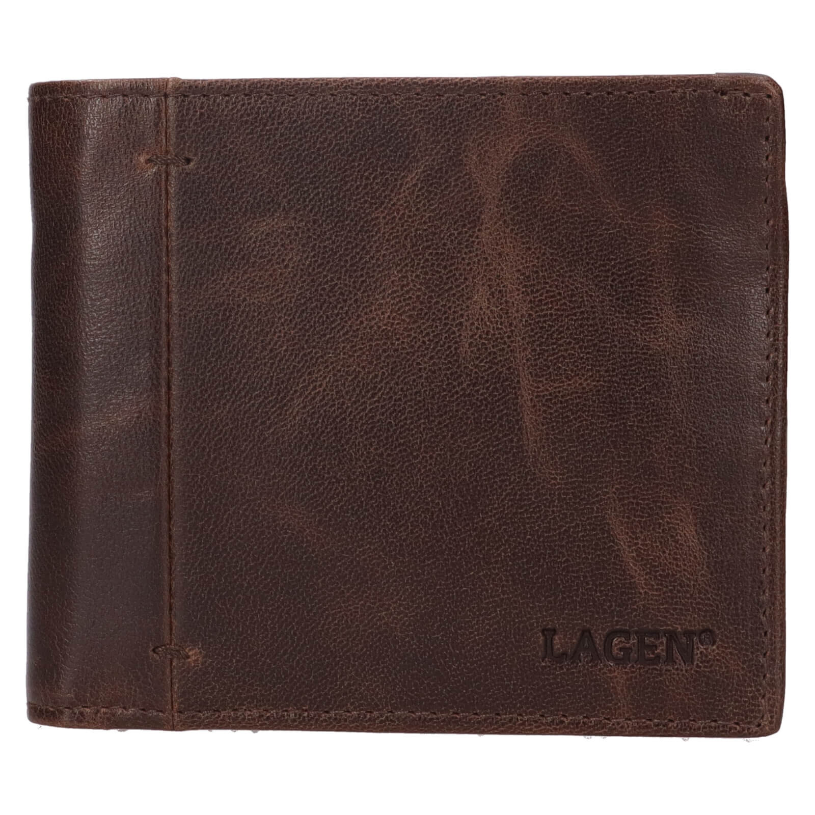 Pánská kožená peněženka Lagen Kelevi - hnědá
