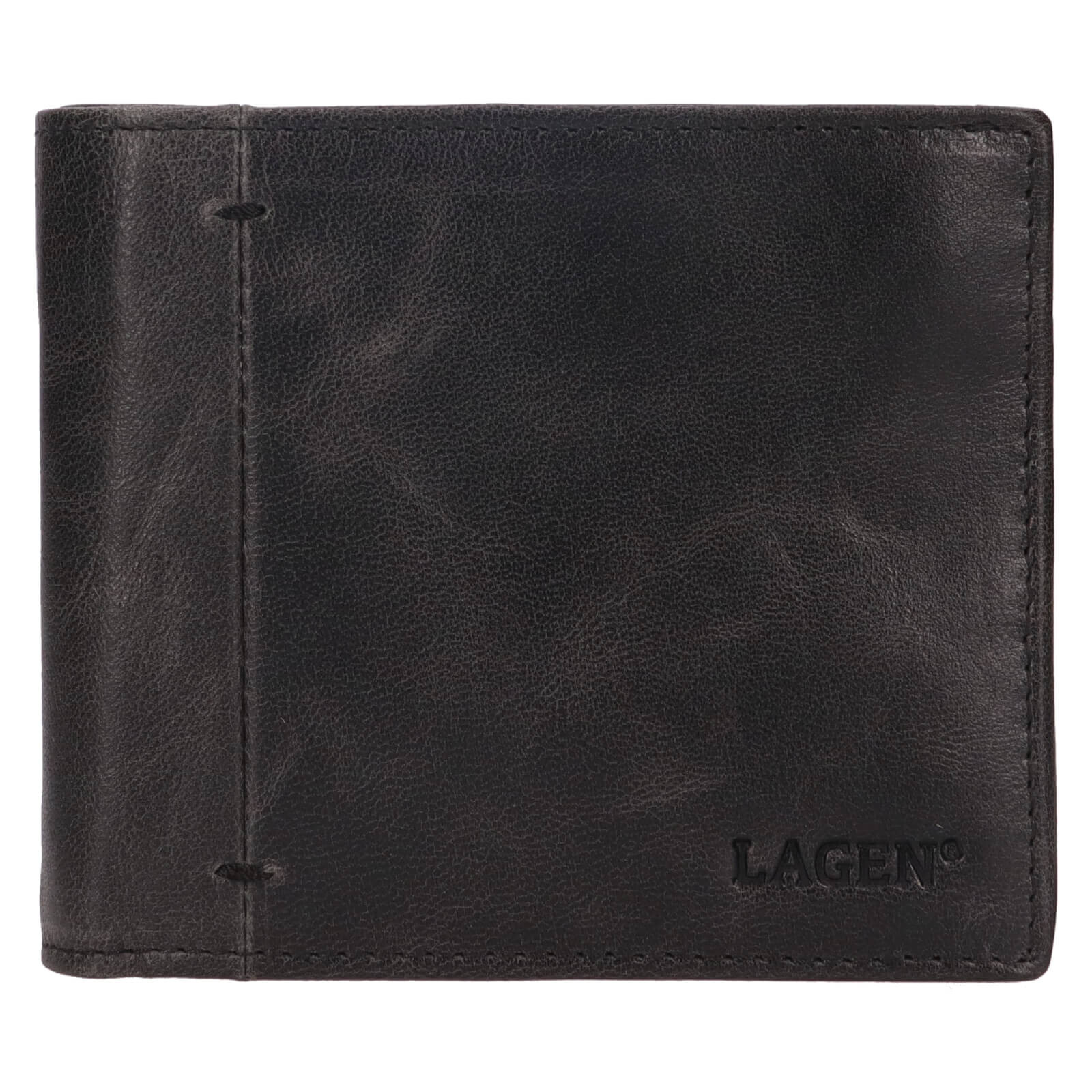 Pánská kožená peněženka Lagen Kelevi - černá