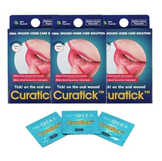 CURATICK Ústní náplasti 10 kusů