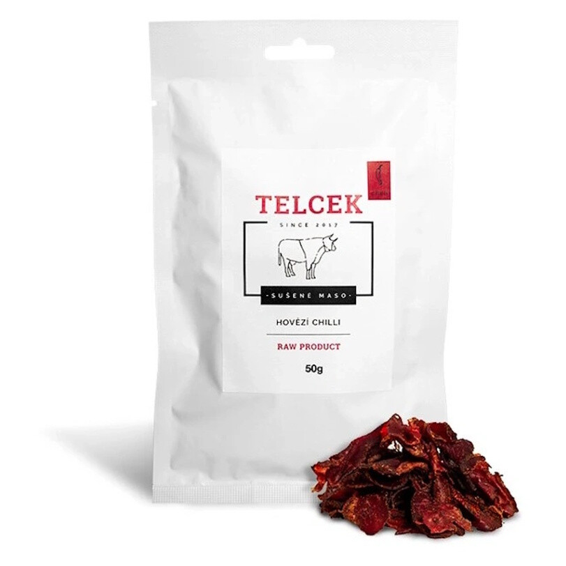 TELCEK Sušené hovězí chilli 50 g