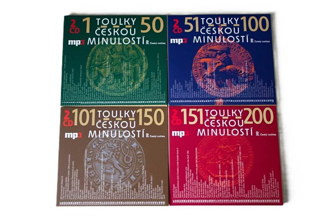 Toulky českou minulostí kolekce 01-200 (8 MP3-CD)
