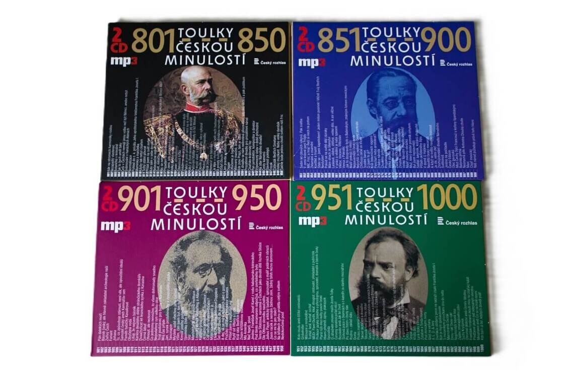 Toulky českou minulostí kolekce 0801-01000 (8 MP3-CD)