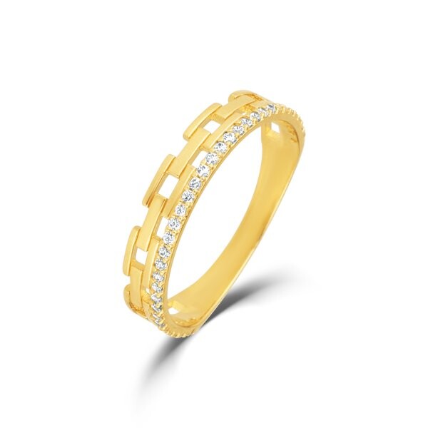 Prsten se syntetickými kameny 226-578-0636 54-2.00g