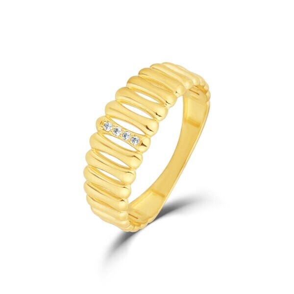 Prsten se syntetickými kameny 226-578-0806 58-2.20g