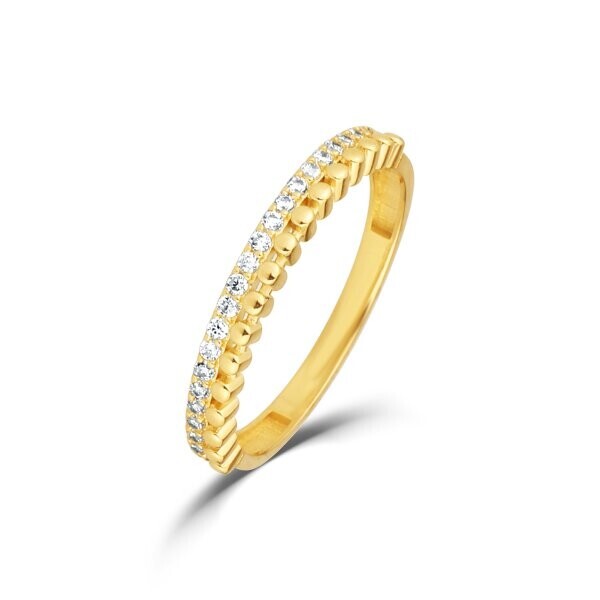 Prsten se syntetickými kameny 226-578-1268 59-1.60g