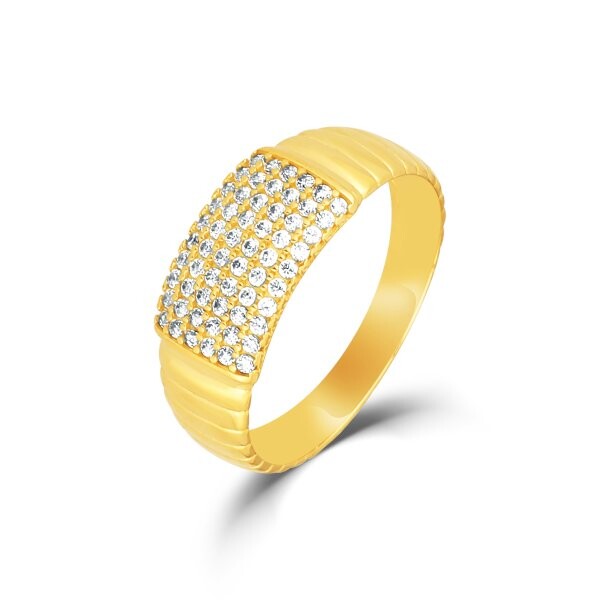 Prsten se syntetickými kameny 226-578-0650 53-2.80g