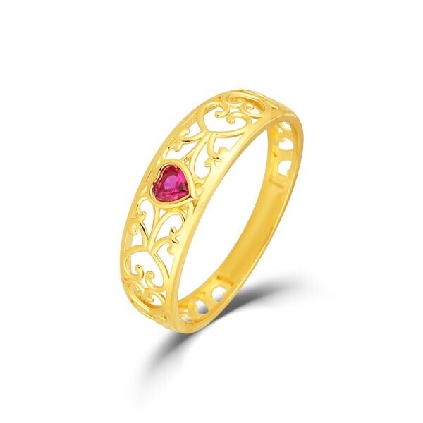 Prsten se syntetickými kameny 226-578-1384 52-1.35g