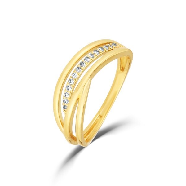 Prsten se syntetickými kameny 226-578-0269 52-1.85g