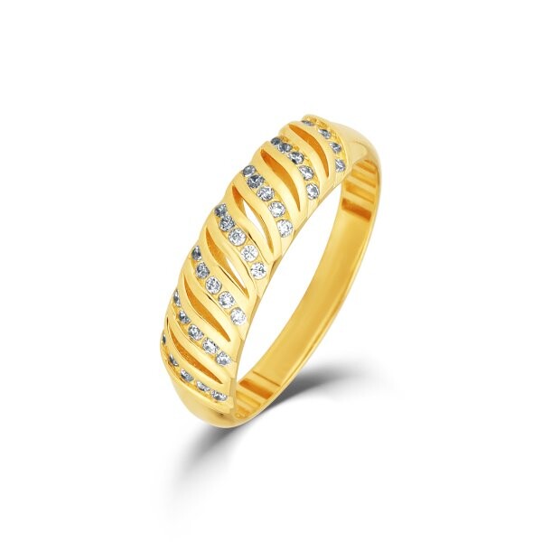 Prsten se syntetickými kameny 226-578-0464 51-2.50g