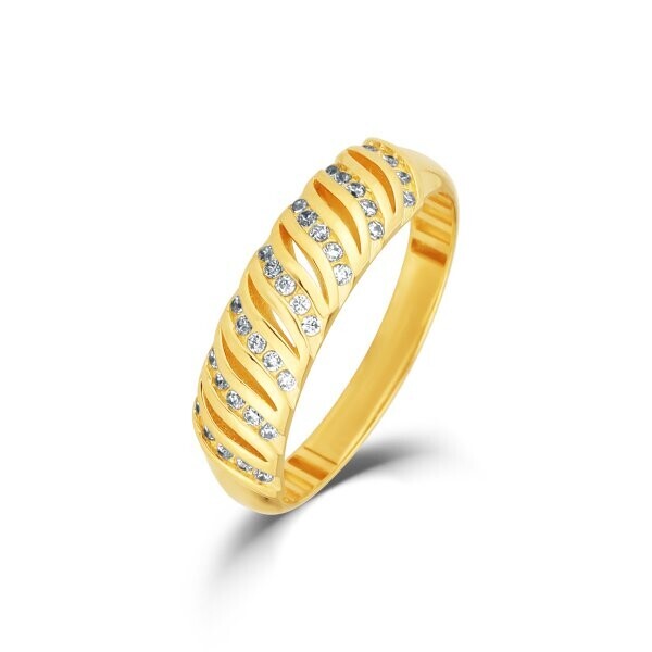 Prsten se syntetickými kameny 226-578-0464 55-2.65g