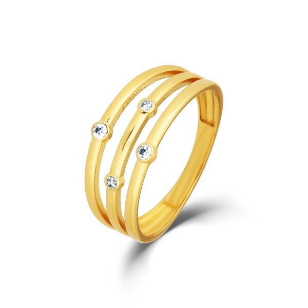 Prsten se syntetickými kameny 226-578-0357 51-1.65g