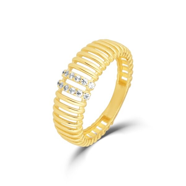 Prsten se syntetickými kameny 226-578-0350 52-2.50g