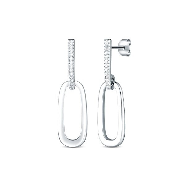 Náušnice se syntetickými kameny 136-391-000579-0000