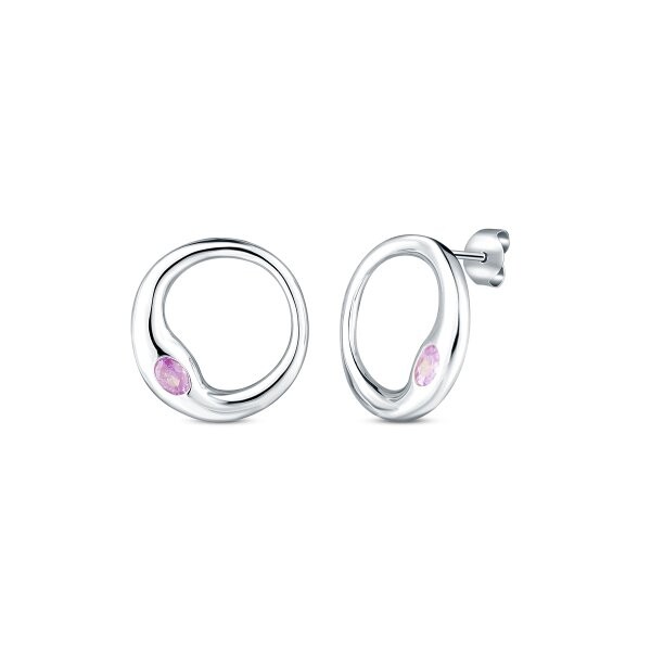 Náušnice se syntetickými kameny 136-391-002606-0000