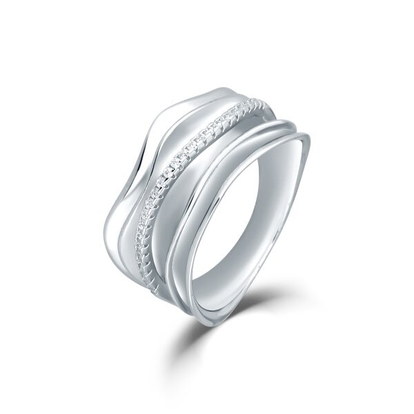 Prsten se syntetickými kameny 126-391-0776 53