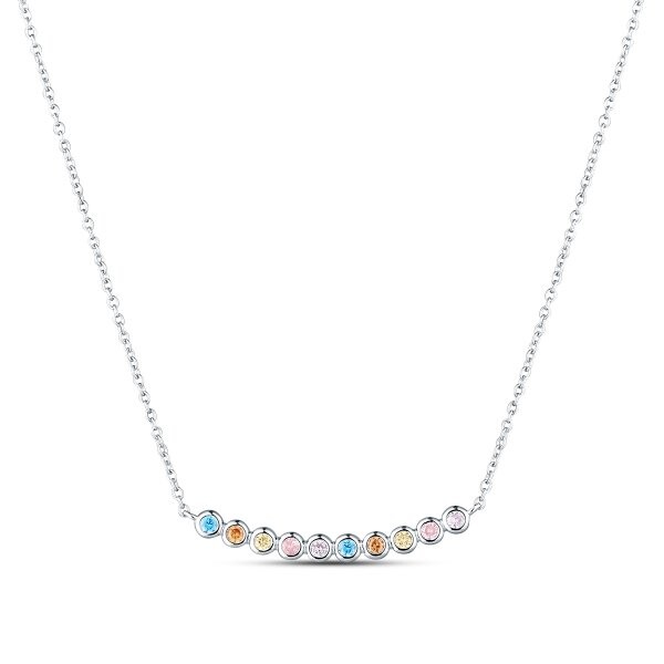 Náhrdelník se syntetickými kameny 176-391-002796-0000