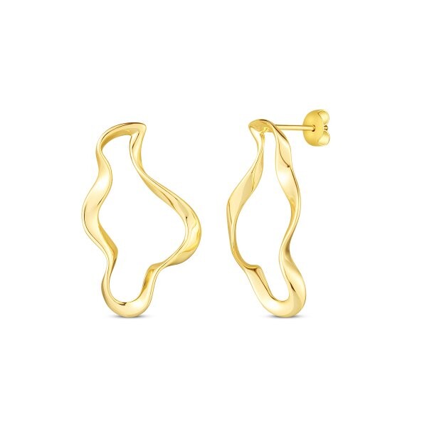 Náušnice bez kamenů 631-391-002934-0000