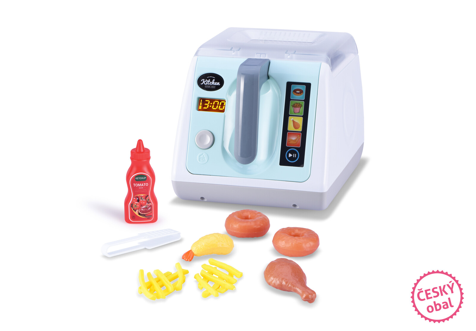 Fritovací hrnec se světelnými a zvukovými efekty