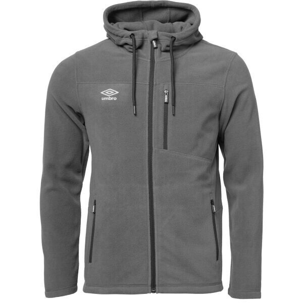 Umbro TRISTEN Pánská zimní mikina, tmavě šedá, velikost