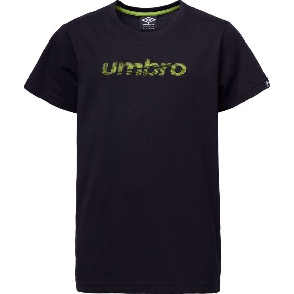 Umbro PAKS Chlapecké tričko, černá, velikost