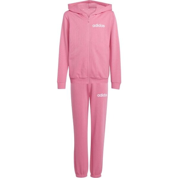 adidas 3 STRIPES TRACKSUIT Dětská souprava, růžová, velikost