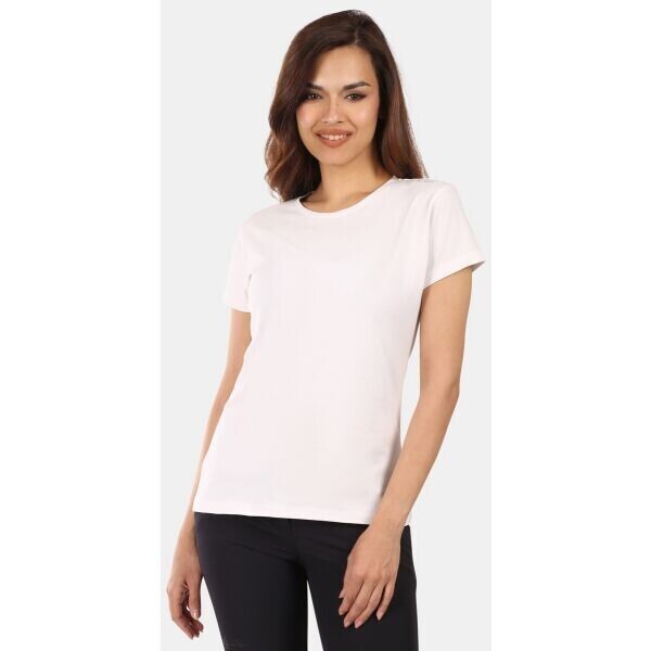 KILPI PROMO Dámské bavlněné tričko, bílá, velikost