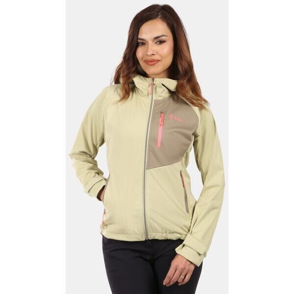KILPI BELTRA Dámská softshellová bunda, béžová, velikost