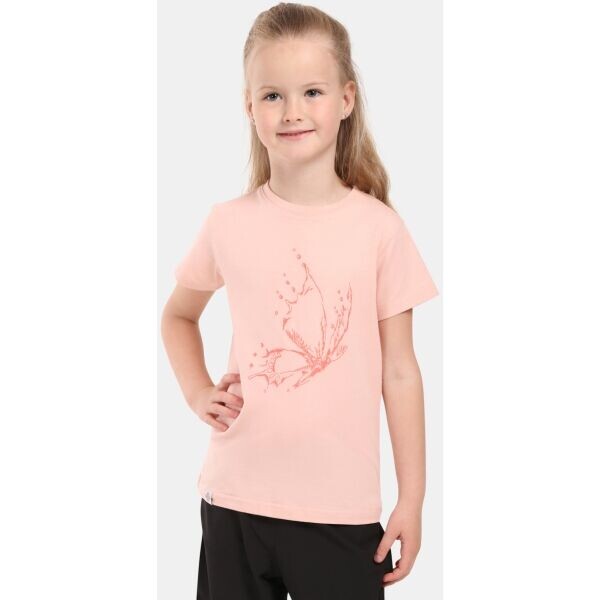 KILPI MALGA Dívčí bavlněné tričko, oranžová, velikost