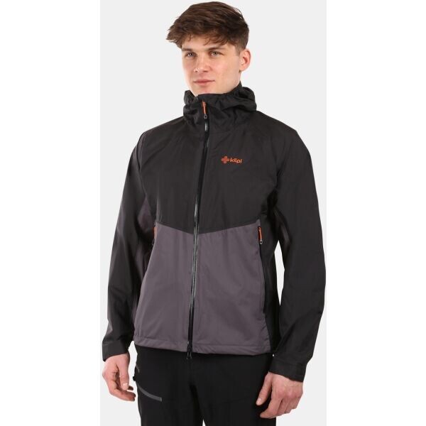 KILPI HURRICANE Pánská nepromokavá bunda, černá, velikost
