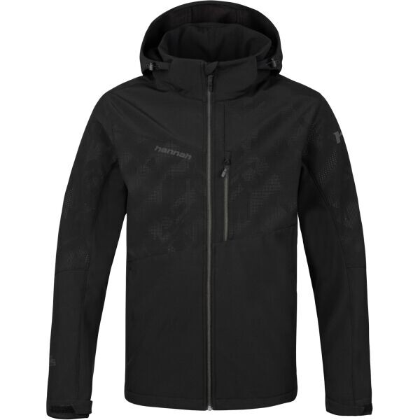 Hannah REGAN Pánská softshellová bunda, černá, velikost