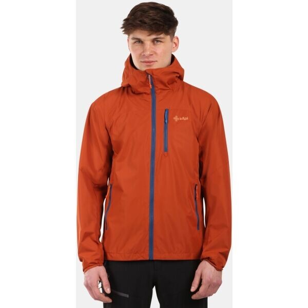 KILPI SONNA Pánská outdoorová bunda, hnědá, velikost