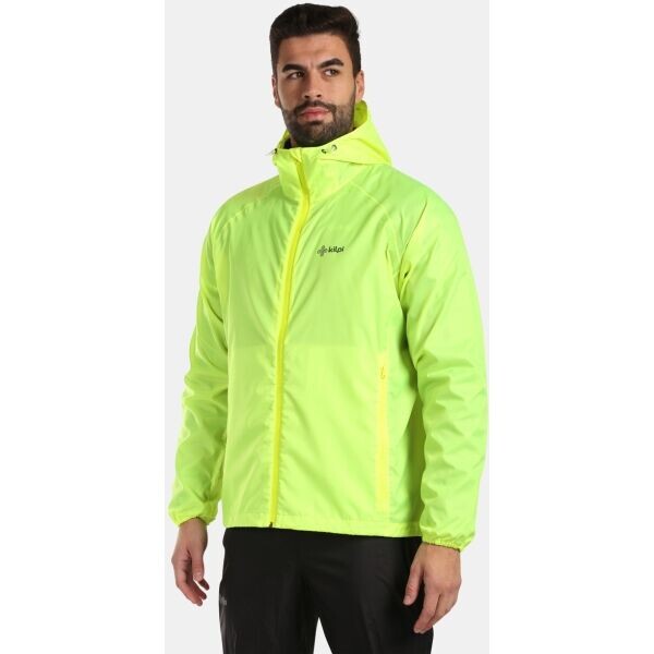 KILPI JALUU Turistická sbalitelná pláštěnka, žlutá, velikost