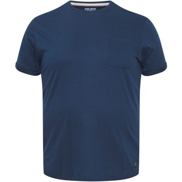 BLEND BHNASIR Pánské tričko, modrá, velikost