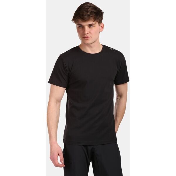 KILPI PROMO Pánské bavlněné tričko, černá, velikost