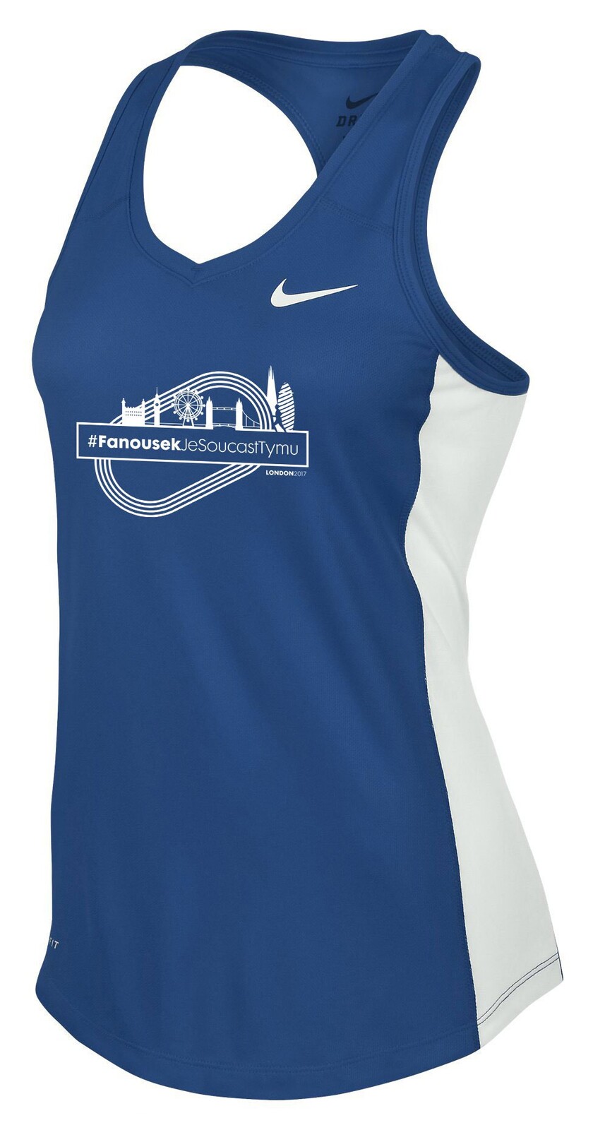 Tílko Nike WS MILER SINGLET II FANS