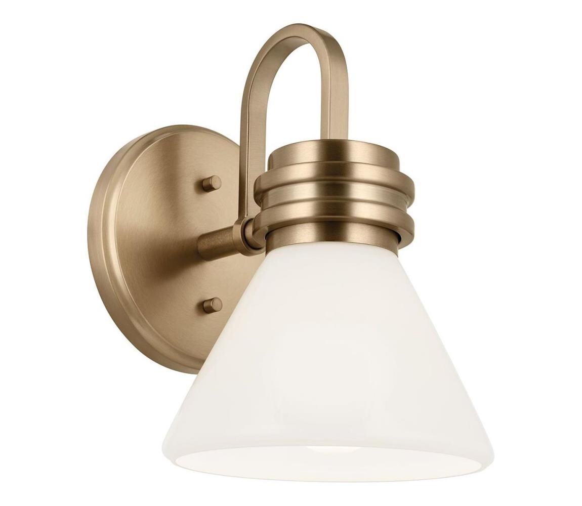 Elstead Kichler KL-FARUM1-CPZ - LED Koupelnová lampa FARUM 1xG9/3W/230V mosaz