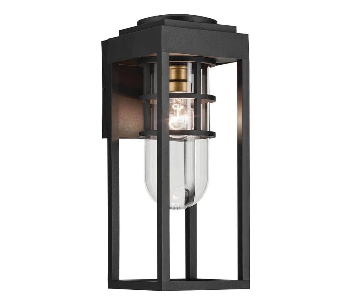 Elstead Kichler KL-HONE-M-BKT - Venkovní nástěnné svítidlo HONE 1xE27/60W/230V IP44