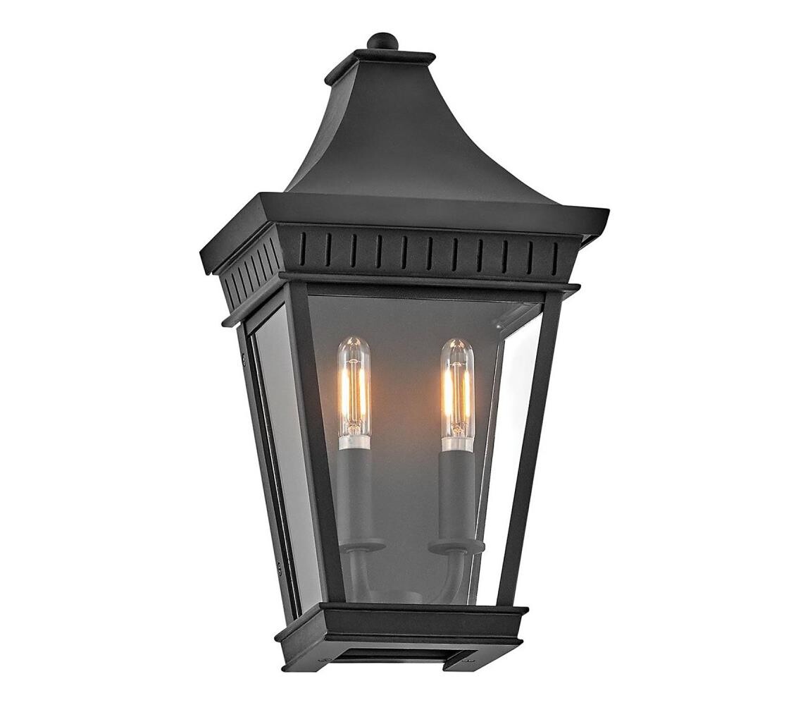 Elstead Hinkley HK-CHAPEL-HILL7-MB - Venkovní svítidlo CHAPEL HILL 2xE14/40W/230V IP44