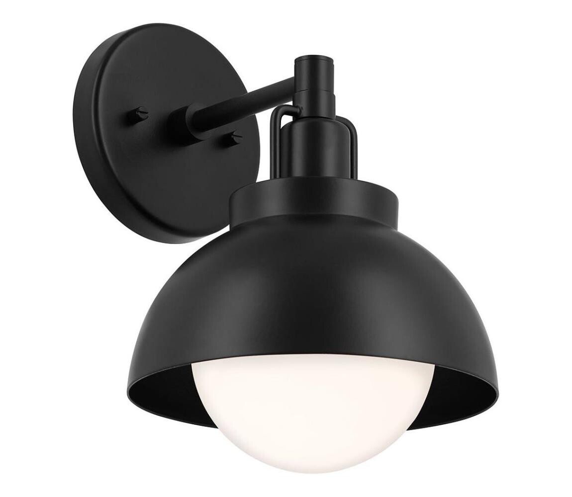 Elstead Kichler KL-NIVA-1W-1P-BK - Nástěnná lampa NIVA 1xE27/40W/230V černá