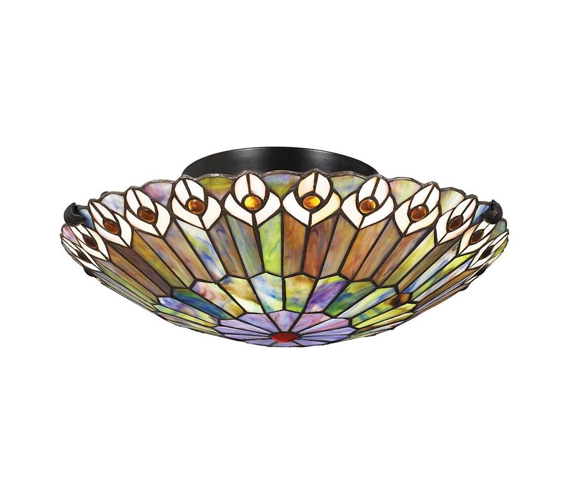 Elstead Quoizel QZ-WATKINS-F-VB - Stropní svítidlo WATKINS 2xE27/60W/230V pr. 42 cm