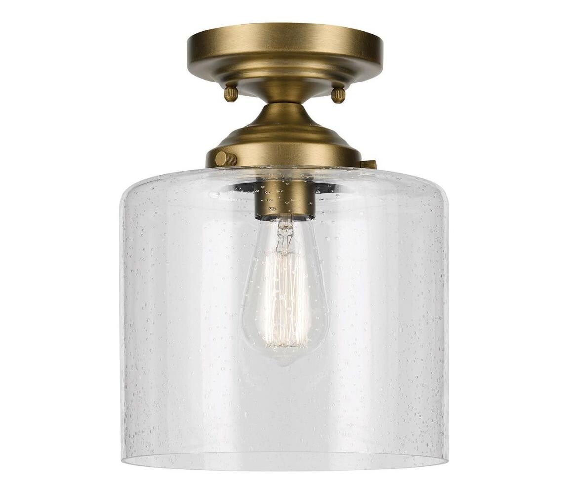 Elstead Kichler KL-WINSLOW-SF-NBR-Strop. svítidlo WINSLOW 1xE27/60W/230V pr.21,6cm mosaz