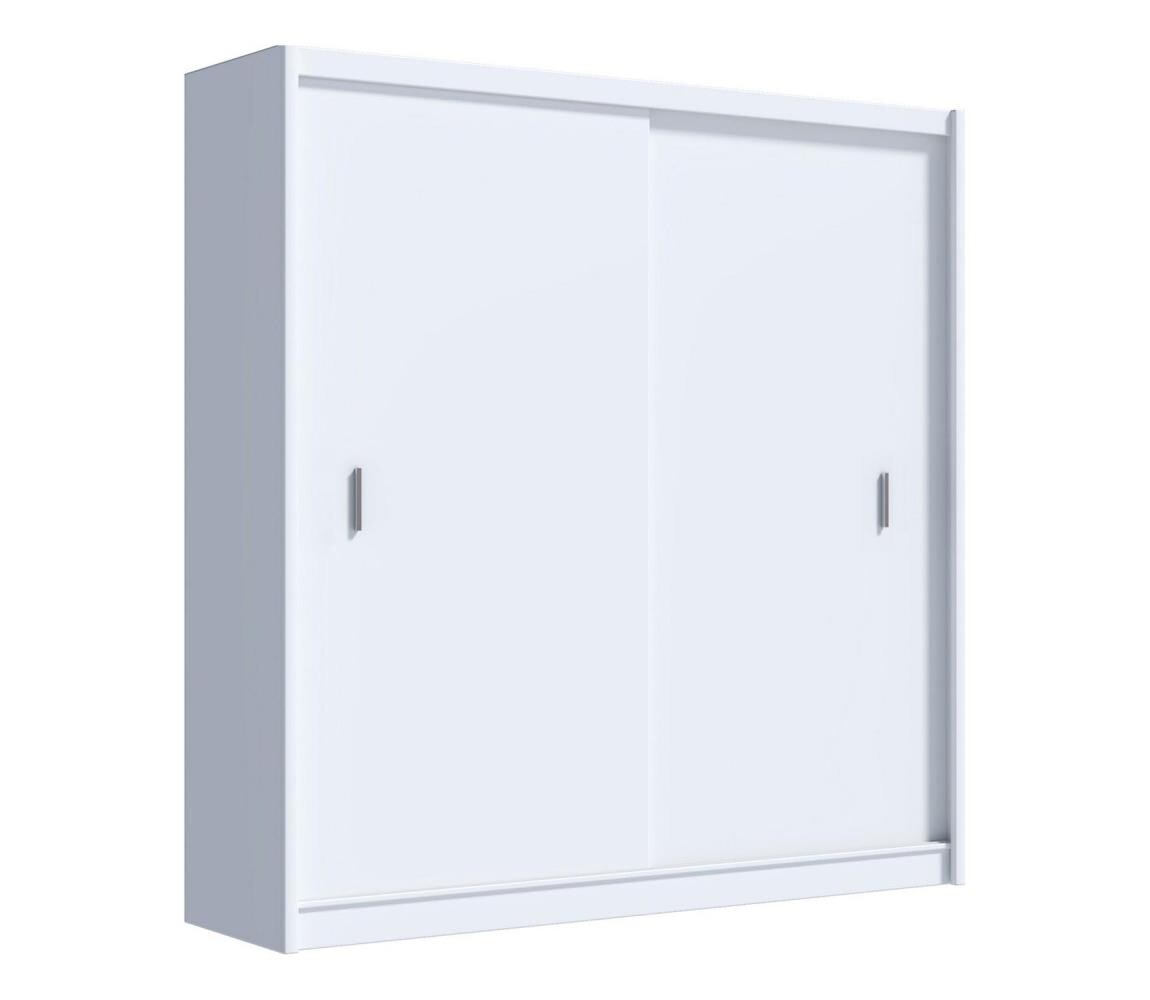 EMS Šatní skříň s posuvnými dveřmi SAPHIRA 203x215 cm bílá