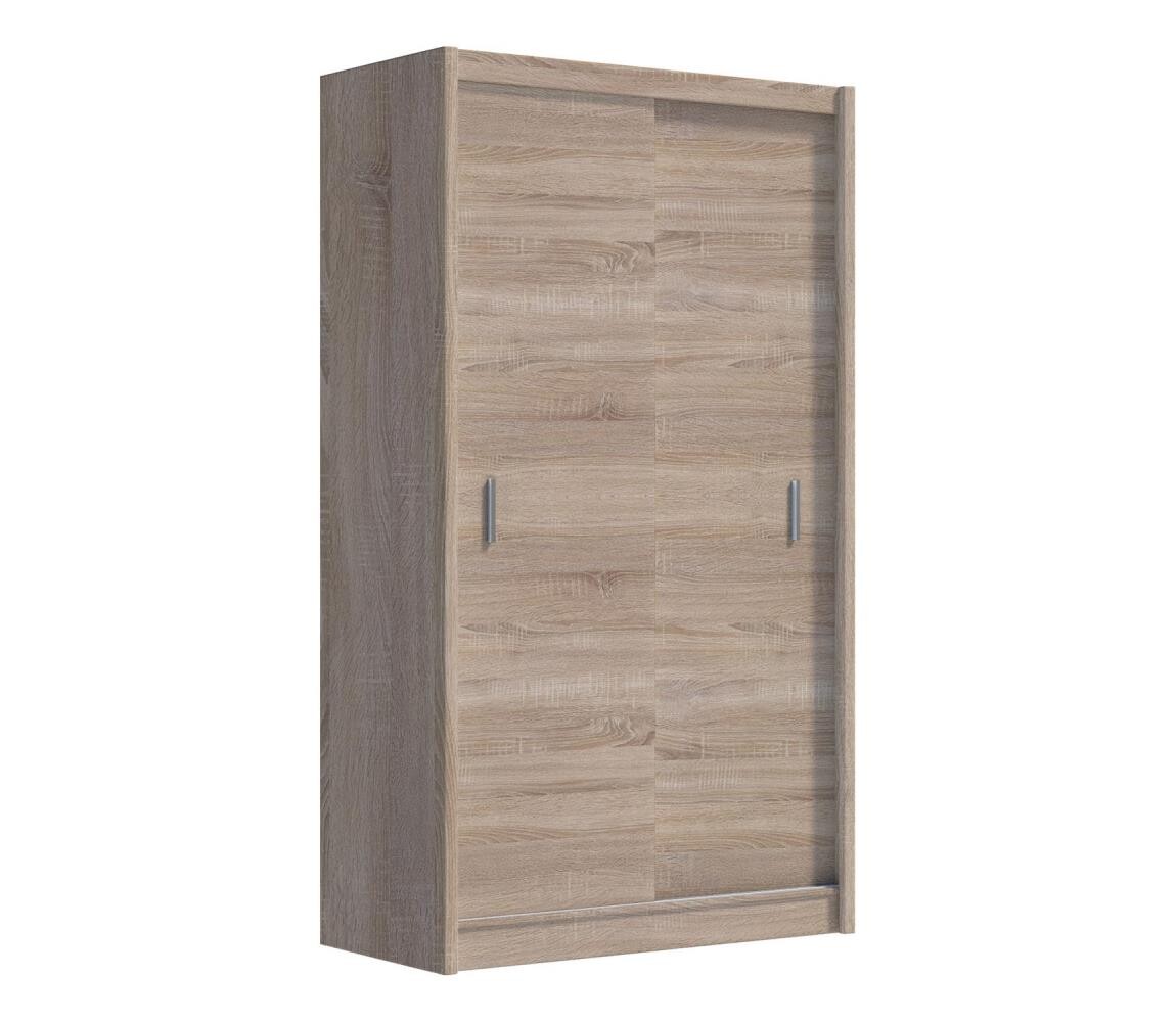EMS Šatní skříň s posuvnými dveřmi SAPHIRA 150x215 cm dub sonoma