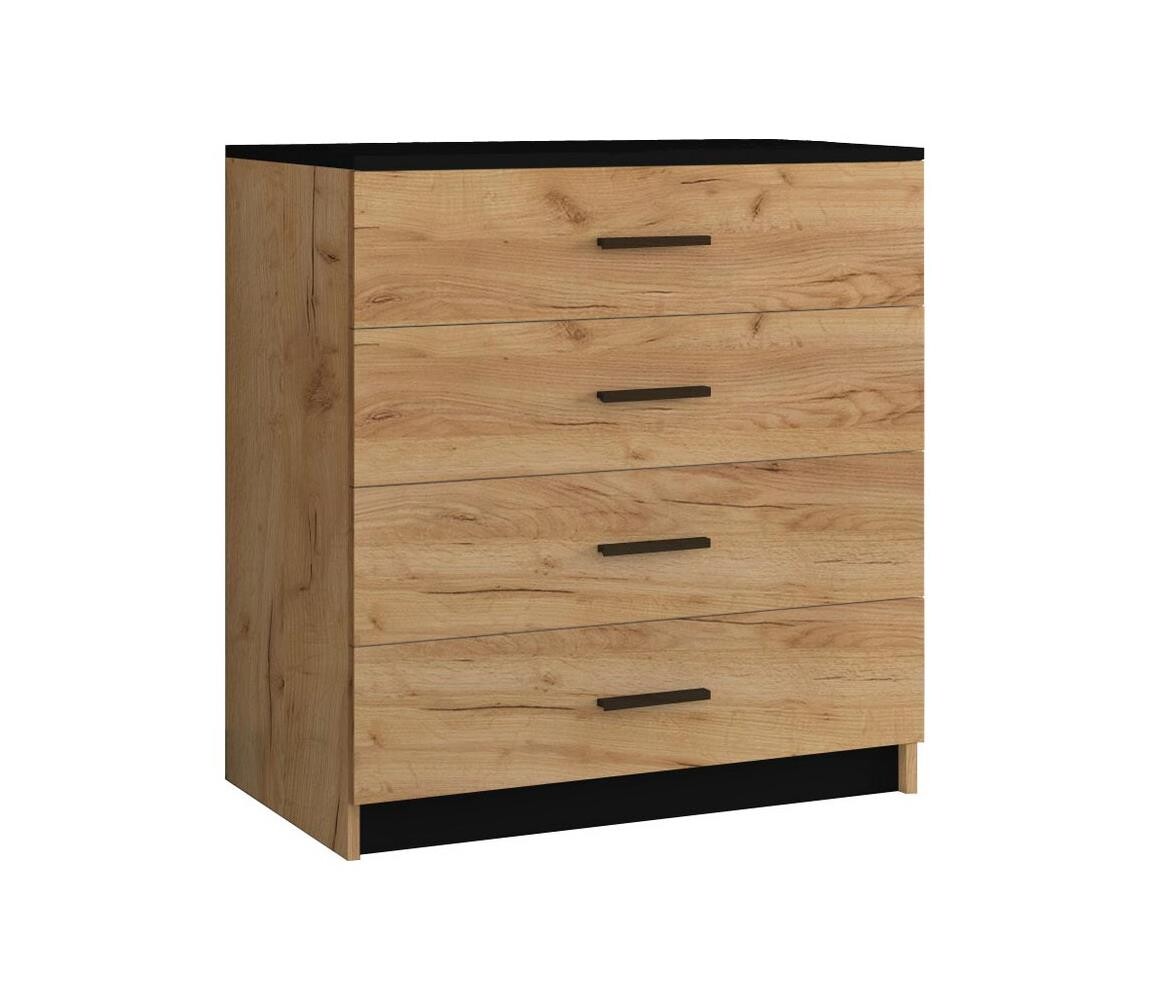EMS Komoda TIMON dub craft/černá